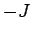 $-J$