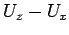 $U_z-U_x$