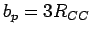 $b_p=3R_{CC}$